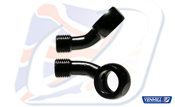 Banjo Venhill POWERHOSEPLUS 3/60087LB 45° naklon i 20° s lijeve Crni