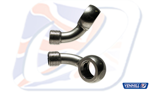 Banjo Venhill POWERHOSEPLUS 3/60087LS 45° naklon i 20° s lijeve Stainless Steel