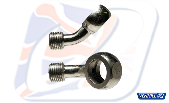 Banjo Venhill POWERHOSEPLUS 3/60087S 45° Stainless Steel