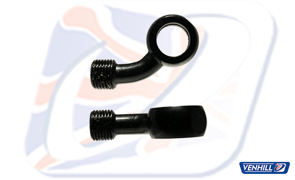 Banjo Venhill POWERHOSEPLUS 3/60090/BLACK 45° Crni