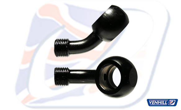 Banjo Venhill POWERHOSEPLUS 3/60097/BLACK 45° Crni