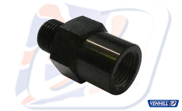 Female adaptor Venhill POWERHOSEPLUS 3/60125FA/BLACK 10x1.25mm Crni