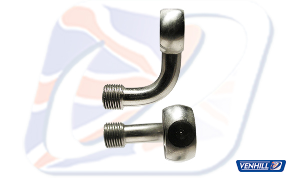 Banjo Venhill POWERHOSEPLUS 3/60184S 90° long Stainless Steel