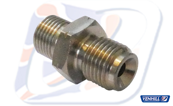 Male adaptor Venhill POWERHOSEPLUS 3/70125AS 10x1.25mm concave Stainless Steel