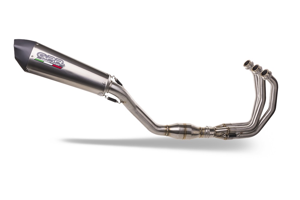 Cijeli ispušni sustav GPR GP EVO4 E4.CO.Y.202.1.CAT.GPAN.TO Brushed Titanium including removable db killer and catalyst
