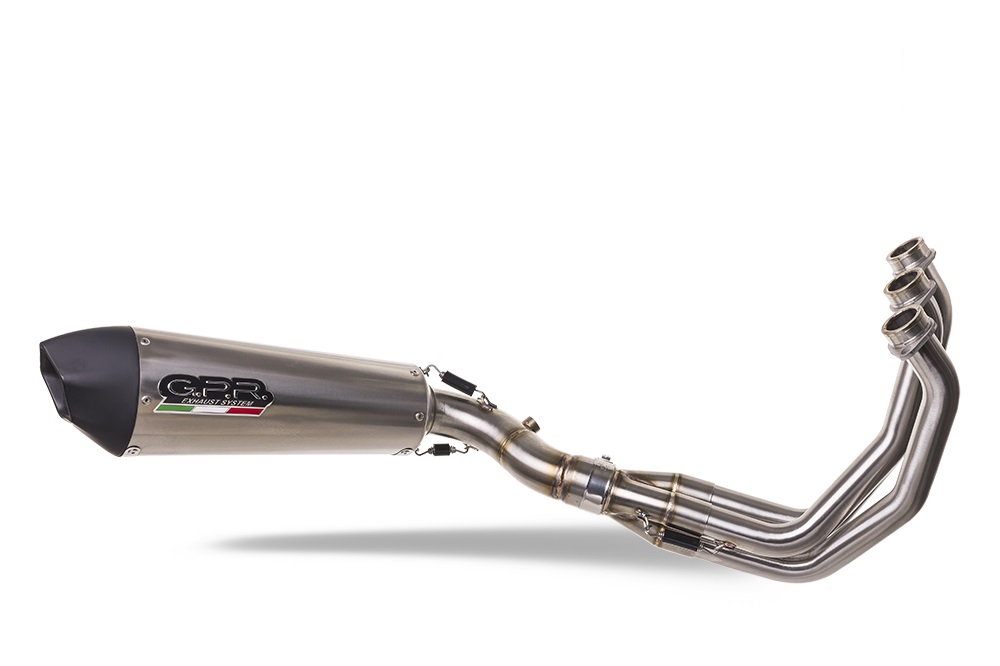 Cijeli ispušni sustav GPR GP EVO4 E4.CO.Y.195.1.CAT.GPAN.TO Brushed Titanium including removable db killer and catalyst