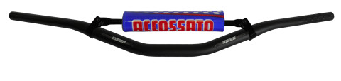 Handlebar ACCOSSATO HB069 Aluminium Made With Variable Diameter - 28.5 mm crven