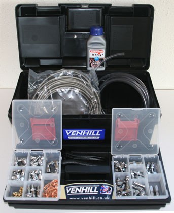 Dealer kit Venhill POWERHOSE -3DLRC krom