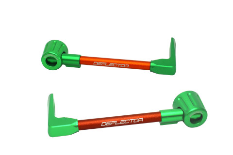 Lever guard ACCOSSATO DE003 with orange hose and joint right + left , aluminium