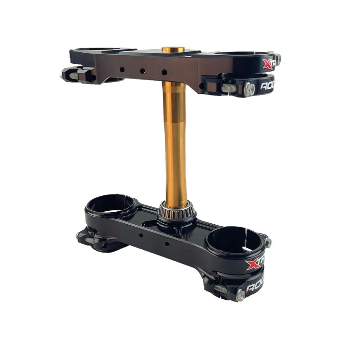 Triple clamp X-TRIG ROCS TECH 40501005 Crni 22mm