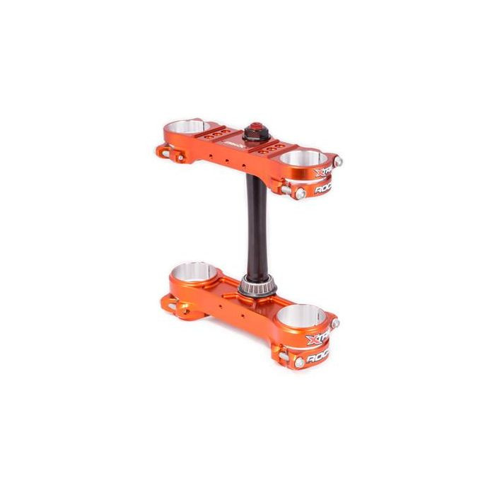 Triple clamp X-TRIG ROCS PRO 40501001 Orange 22-24mm