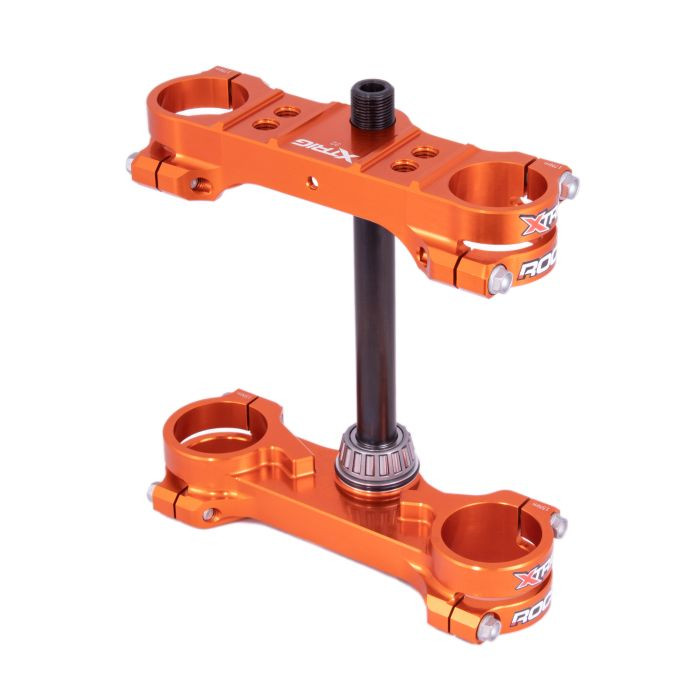 Triple clamp X-TRIG ROCS TECH 40504005 Orange