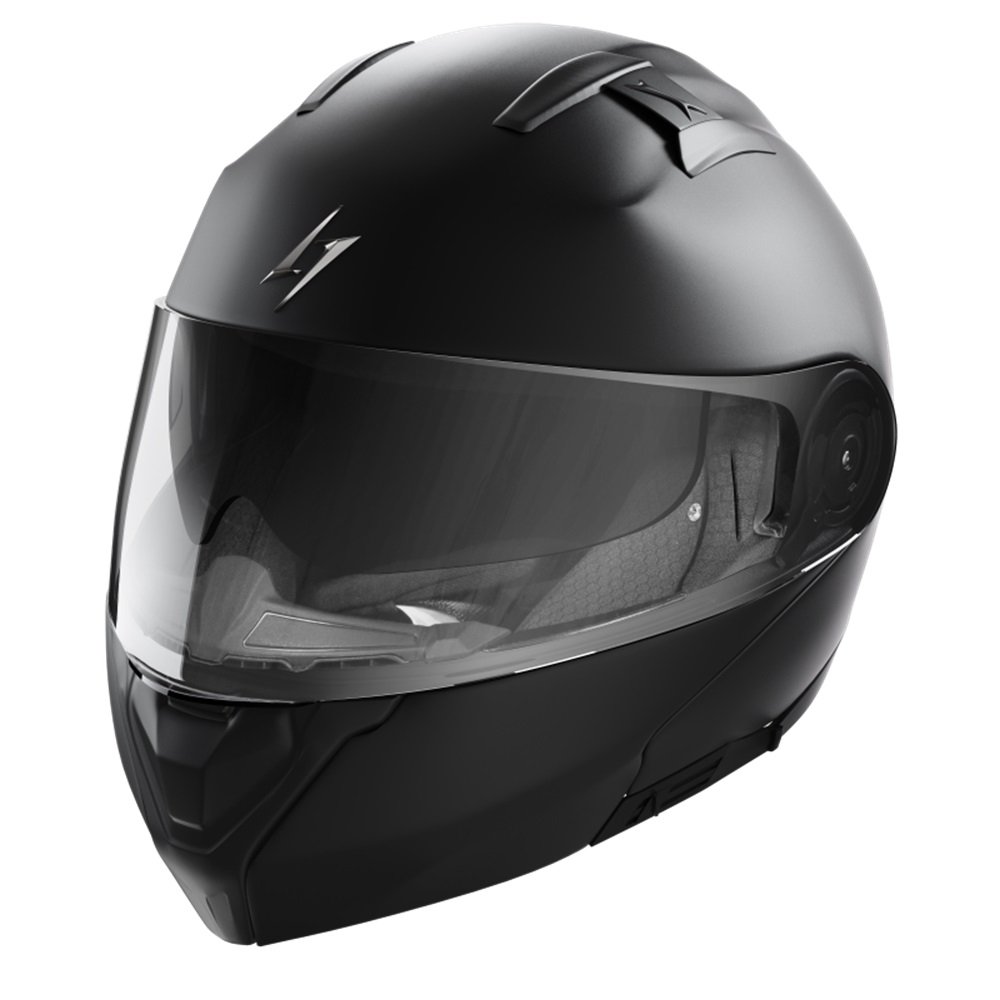 Flip-up helmet STORMER SPARK black matt XS