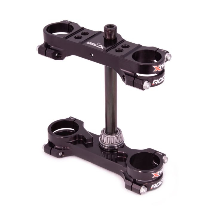 Triple clamp X-TRIG ROCS TECH 40704006 Crni