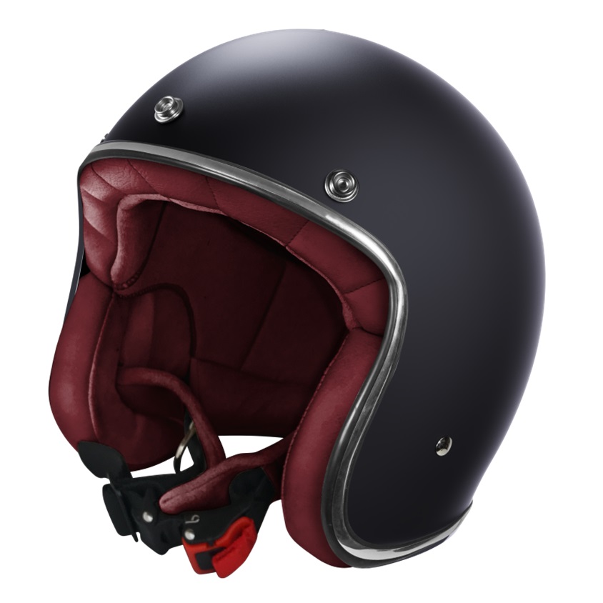 Open face helmet STORMER QUARTZ black matt XS