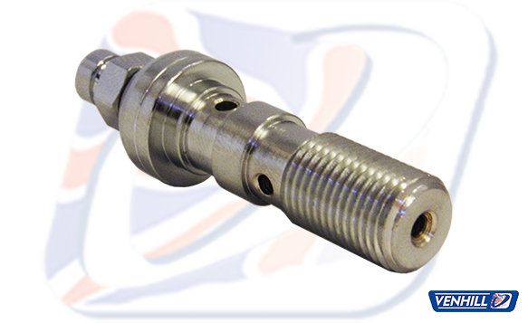 Banjo bolt bleed Venhill POWERHOSEPLUS 410100DC 10x1.00mm krom