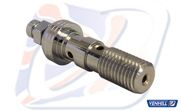 Banjo bolt bleed Venhill POWERHOSEPLUS 410125DC 10x1.25mm krom