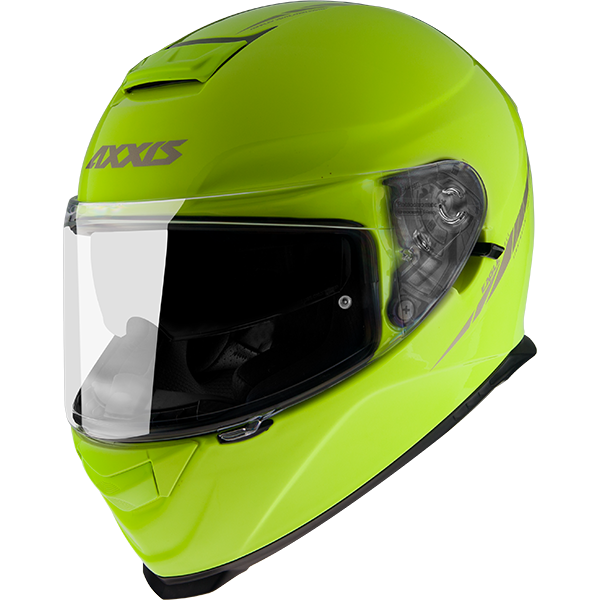 FULL FACE helmet AXXIS EAGLE SV ABS solid fluor yellow gloss S