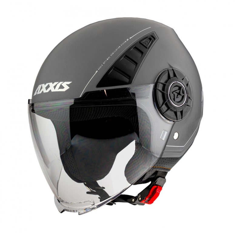 JET helmet AXXIS METRO ABS solid titanium matt XS