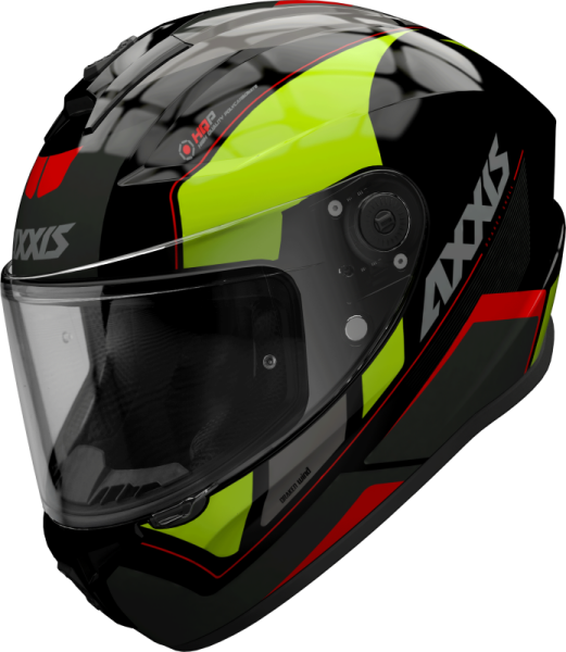 FULL FACE helmet AXXIS DRAKEN S wind gloss fluor yellow XS