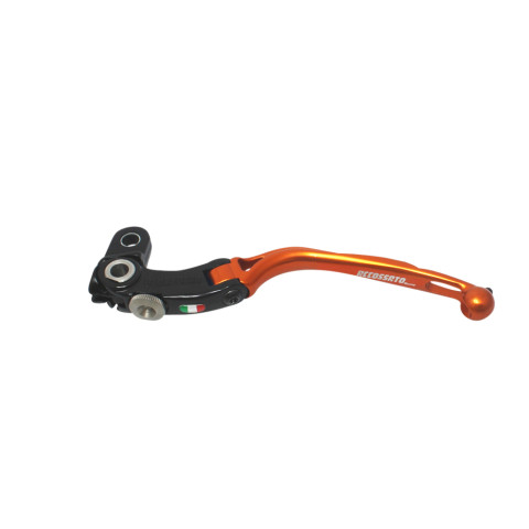 Folding lever ACCOSSATO LV017 in aluminium for ACCOSSATO full clutch orange