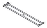 Fixing bracket MIVV STRONGER 50.73.386.1 Stainless Steel