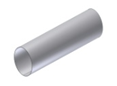 Sleeve MIVV OVAL 53.T.013.0 titan (small) - L.390 mm