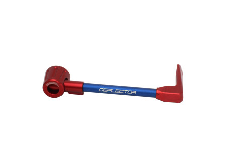 Lever guard ACCOSSATO DE001 with blue hose and joint right, aluminium
