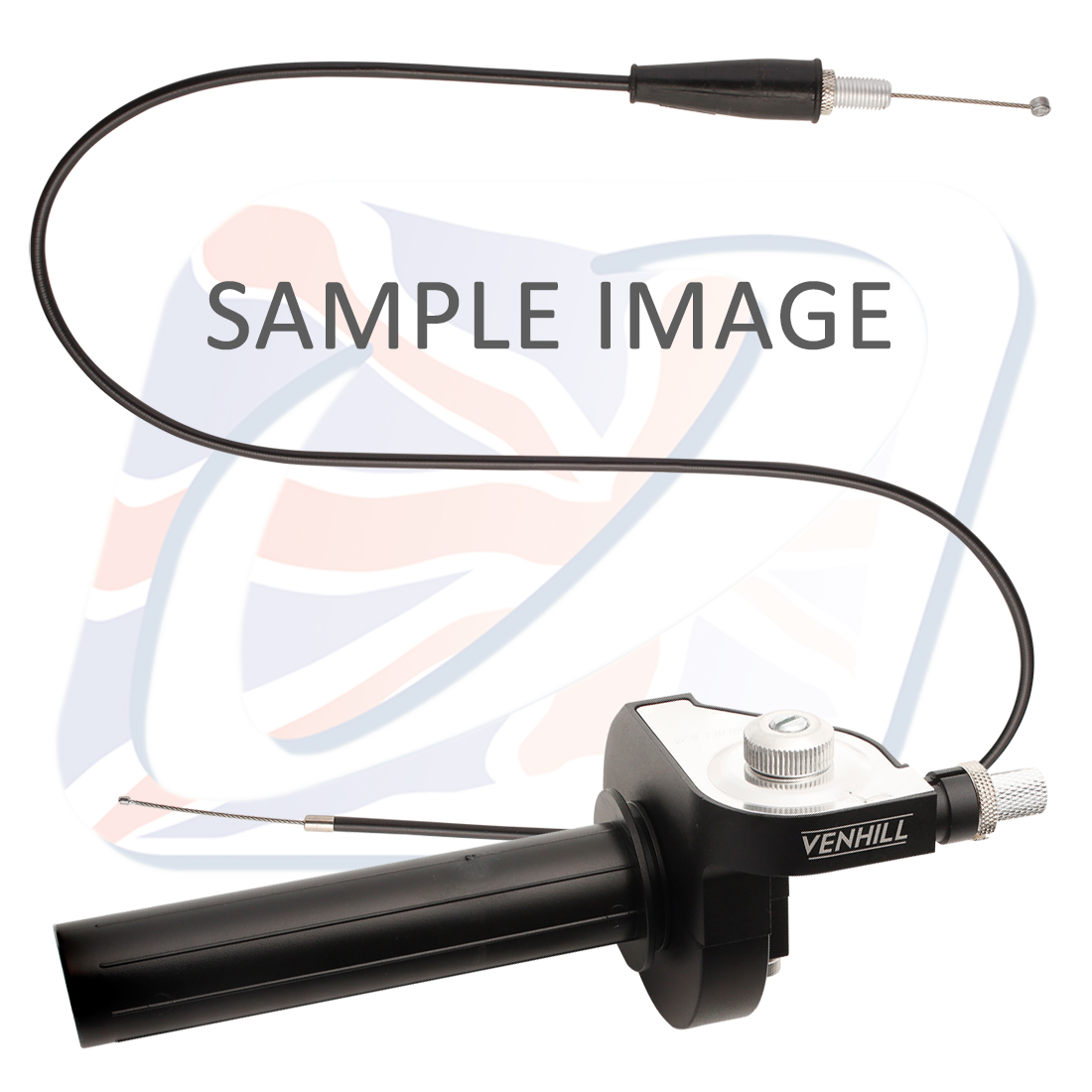 Twistgrip conversion 600A Venhill K01-4-034/9-BK featherlight Crni