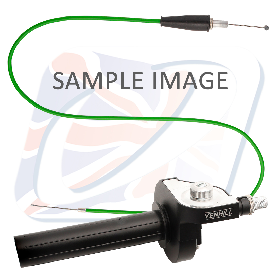 Twistgrip conversion 600A Venhill K02-4-042/9-GR featherlight green