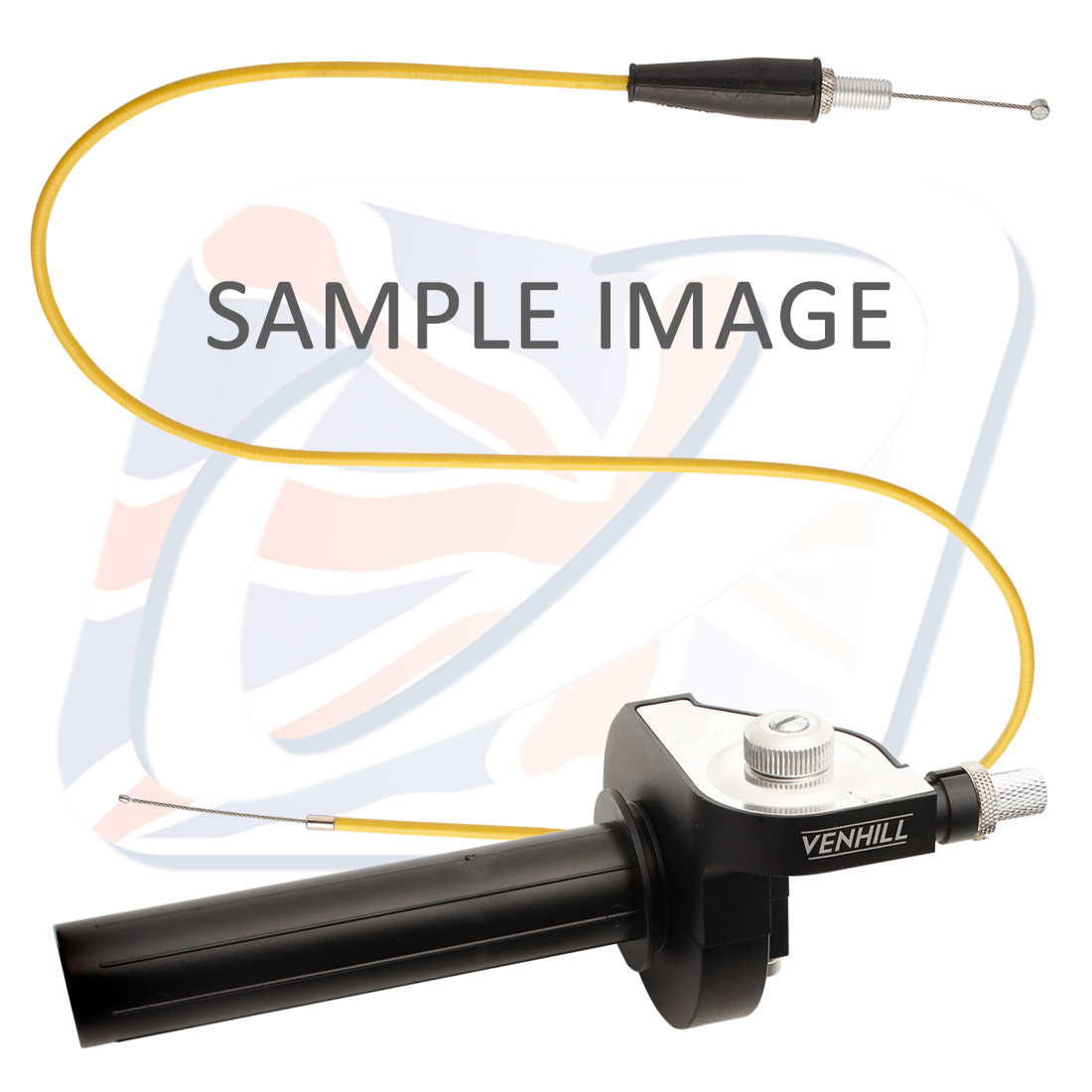 Twistgrip conversion 600A Venhill S01-4-045/9-YE featherlight yellow