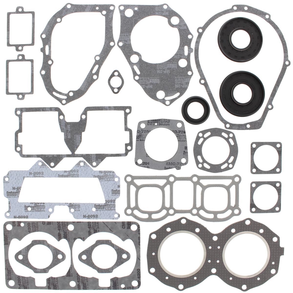 Complete gasket set with oil seal WINDEROSA 611119