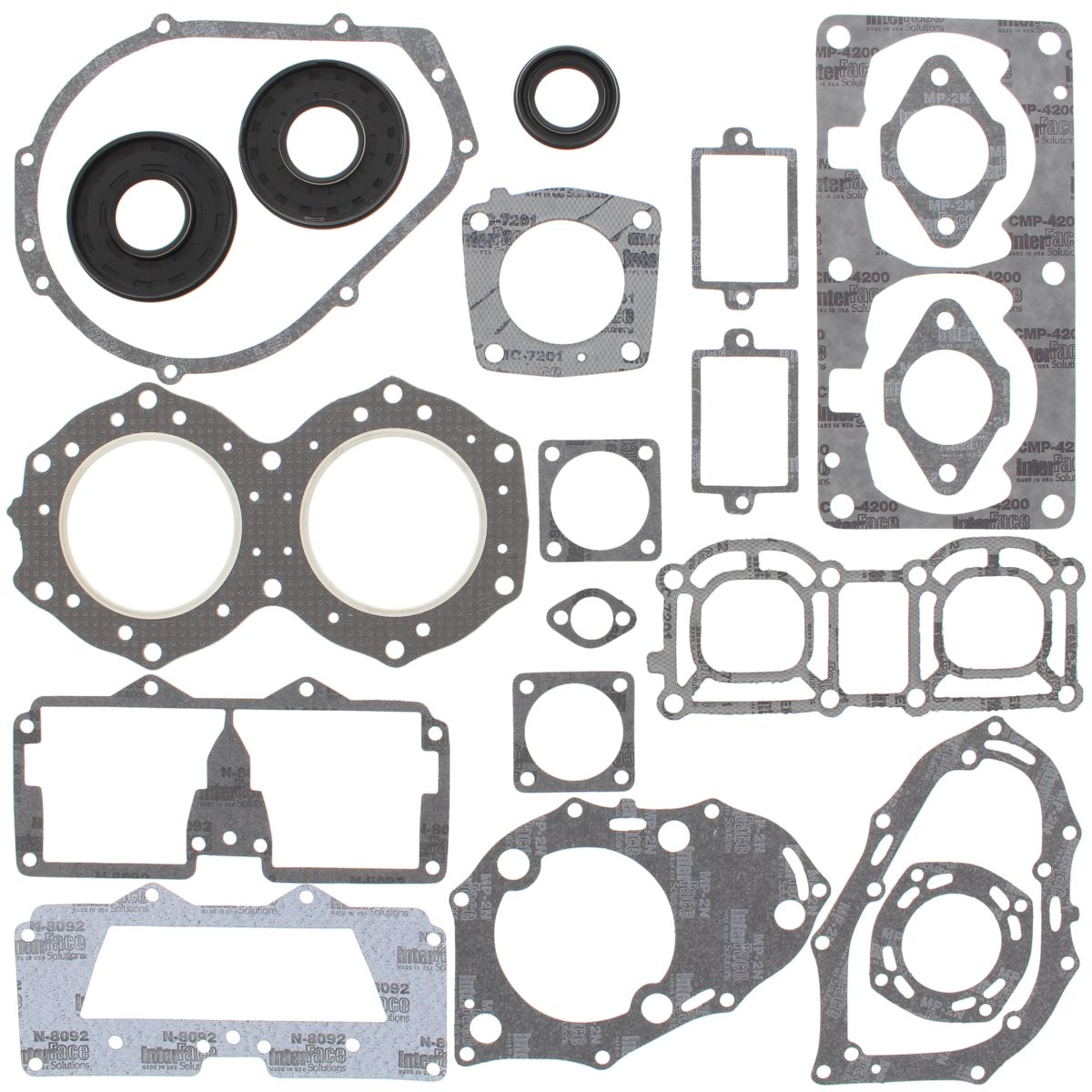 Complete gasket set with oil seal WINDEROSA 611601