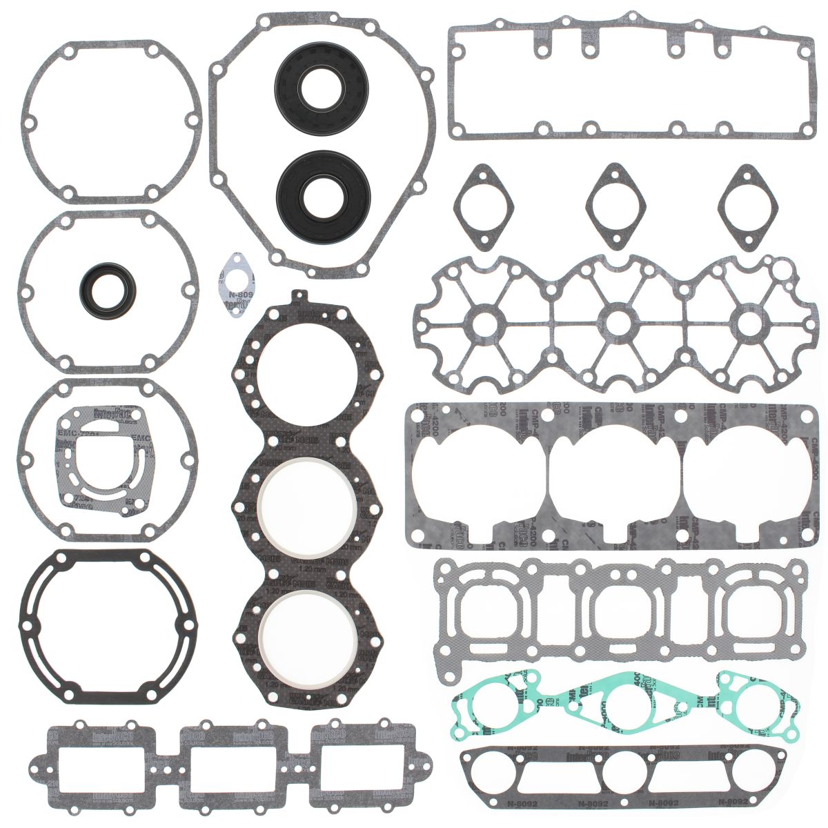 Complete gasket set with oil seal WINDEROSA 611604