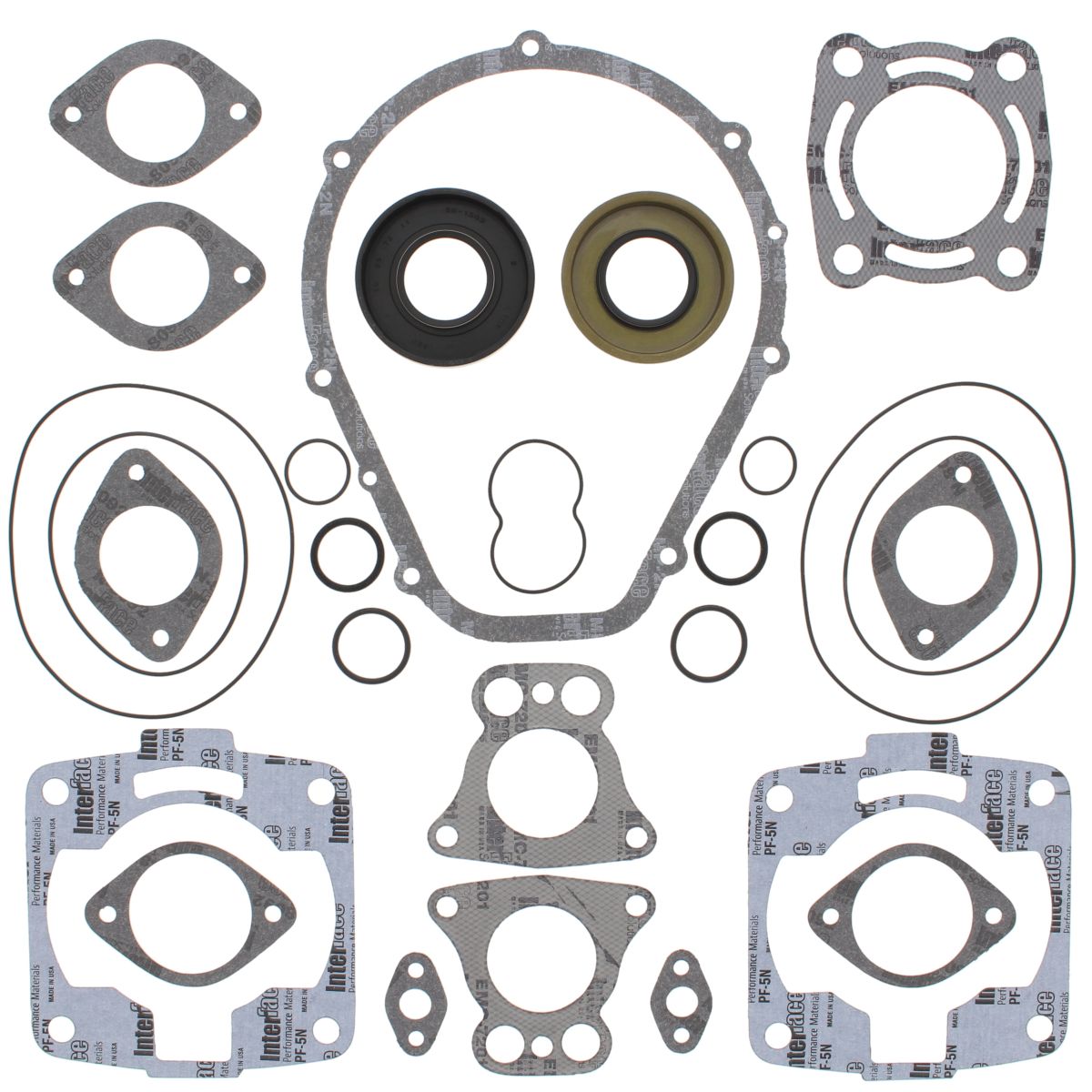 Complete gasket set with oil seal WINDEROSA 611804