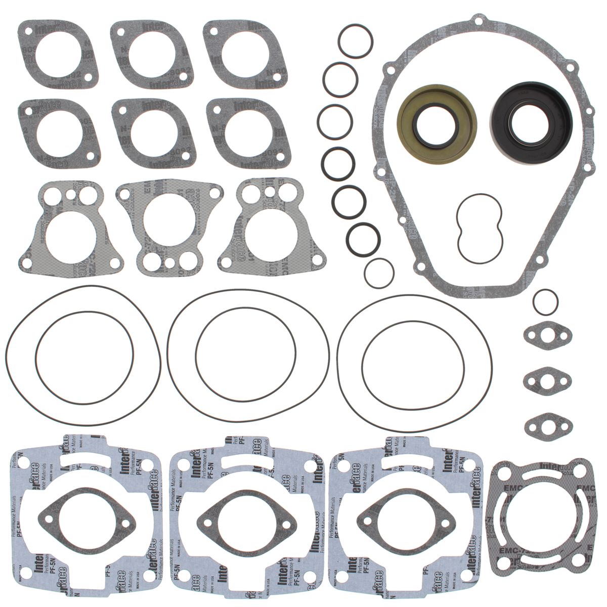 Complete gasket set with oil seal WINDEROSA 611805