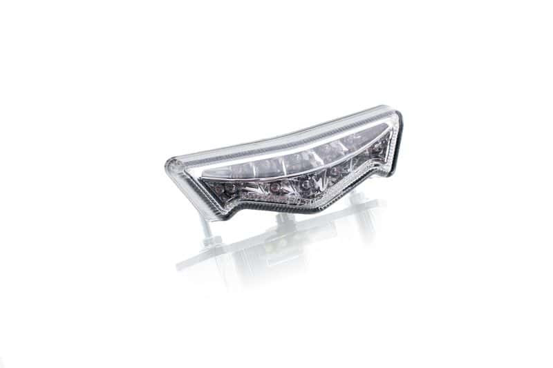 Brake rear light PUIG SMILE II (83 x 20 mm) 6493W clear lens with license light