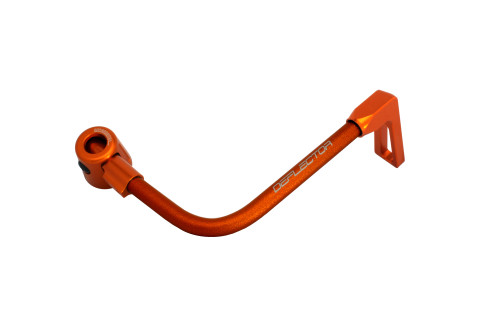 Lever guard ACCOSSATO DE001 with orange hose and joint right, aluminium