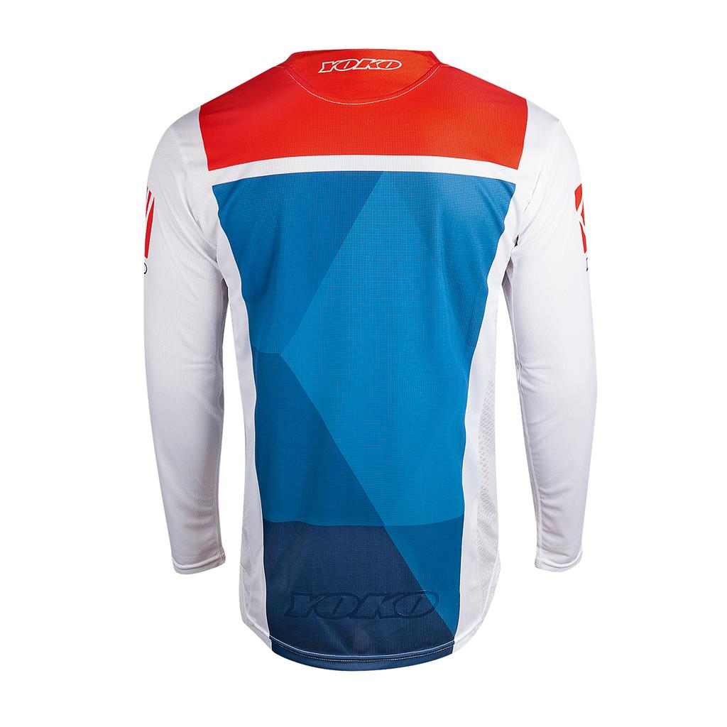 MX jersey YOKO KISA blue / red M
