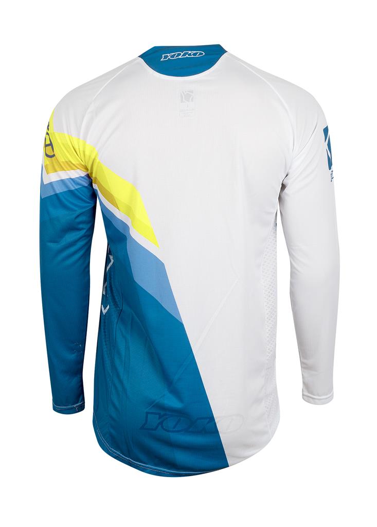 MX jersey YOKO VIILEE white / blue / yellow M