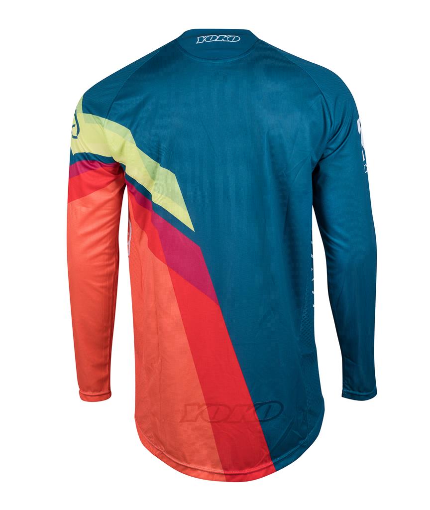 MX jersey YOKO VIILEE blue/ orange / yellow M