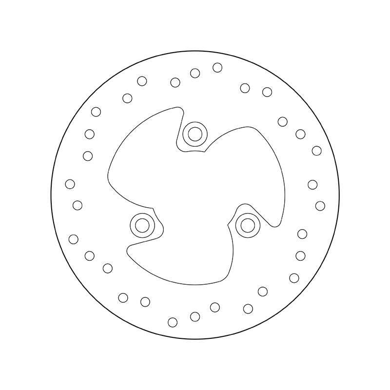 Kočiona disk BREMBO 68B40715 fix