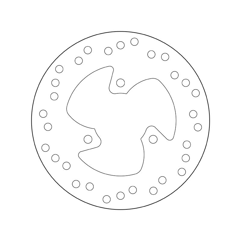 Kočiona disk BREMBO 68B40717 fix