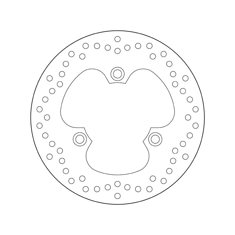 Kočiona disk BREMBO 68B40743 fix