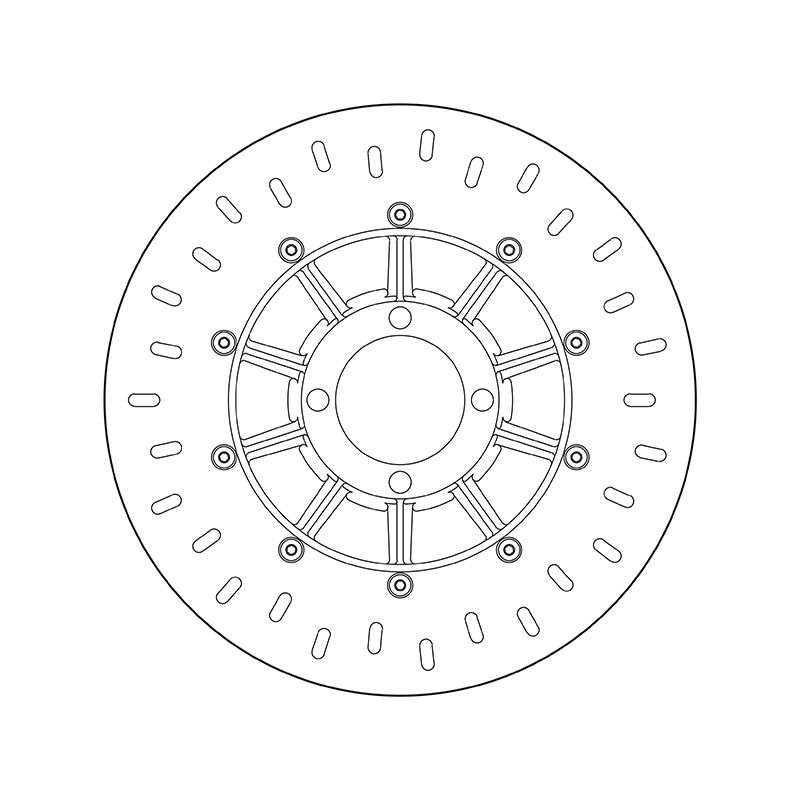 Kočiona disk BREMBO 68B407D2 fix