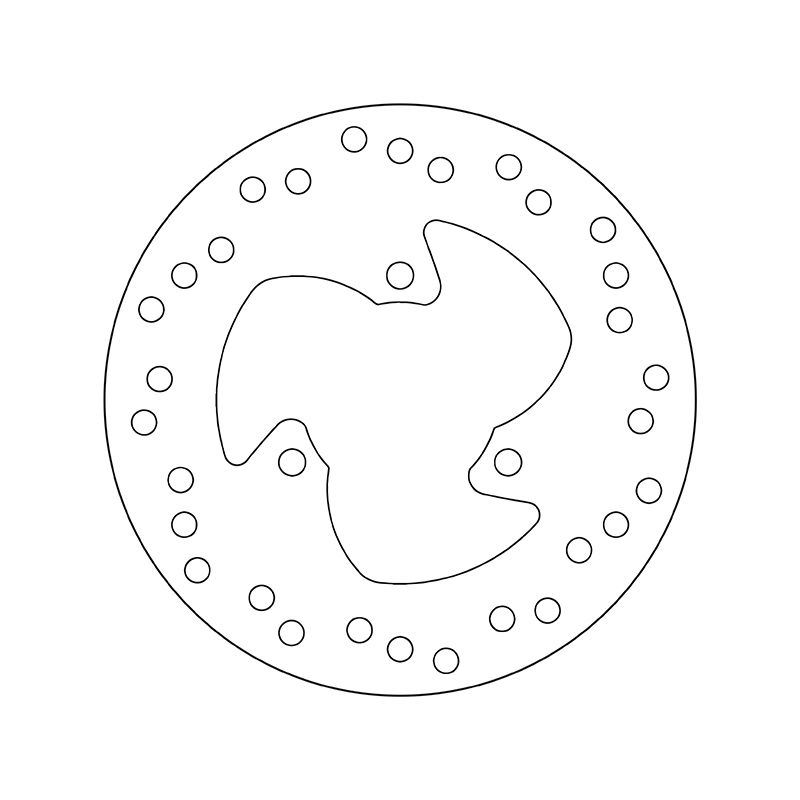 Kočiona disk BREMBO 68B407G1 fix