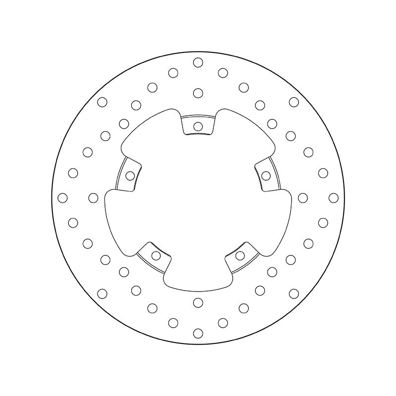 Kočiona disk BREMBO 68B407L4 fix