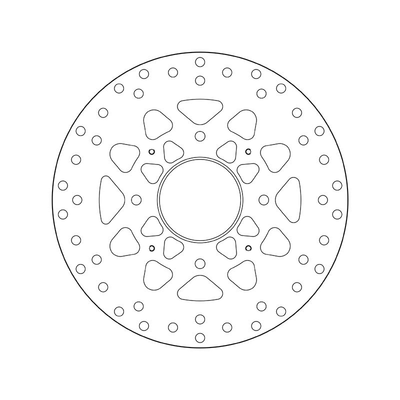 Kočiona disk BREMBO 68B407M6 fix