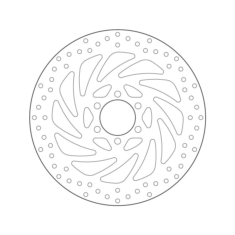 Kočiona disk BREMBO 68B407P5 fix