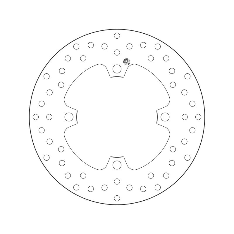 Kočiona disk BREMBO 68B407P8 fix